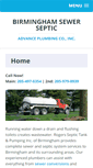 Mobile Screenshot of birminghamsewerseptic.com